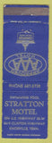 Matchbook Cover - Stratton Motel Knoxville TN WEAR