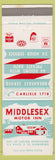 Matchbook Cover - Middlesex Motor Inn Carlisle PA
