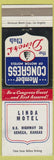 Matchbook Cover - Lina Motel Seneca KS