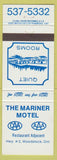 Matchbook Cover - Mariner Motel Woodstock ON
