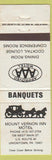 Matchbook Cover - Mount Vernon Inn Motel Uniontown PA WEAr