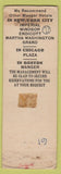 Matchbook Cover - Hotel Annapolis MD Federal LONG red WEAR