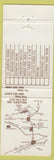 Matchbook Cover - Atwood Lake Lodge Resort Delroy OH yellow brown