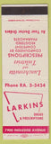 Matchbook Cover - Larkins Drugs Chicago IL