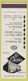 Matchbook Cover - St Charles Hotel MO
