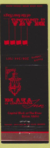 Matchbook Cover - Plaza Inn Boise ID