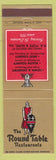 Matchbook Cover - Round Table Restaurants ST Louis MO Knight