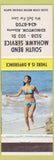 Matchbook Cover - South Bend Mohawk Service Edmonton AB pinup WEAR