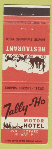 Matchbook Cover - Tally Ho Motor Hotel Corpus Christi TX