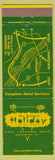 Matchbook Cover - Holiday Motor Hotels Harrisburg PA girlie back