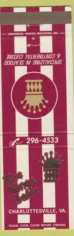 Matchbook Cover - The Kings Table Charlottesville VA