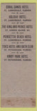 Matchbook Cover - Sorento Hotel St Petersburg FL