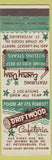 Matchbook Cover - Driftwood Cafeteria ST Petersburg FL