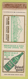 Matchbook Cover - Poland Water Poland Spring ME WORN