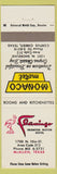 Matchbook Cover - Monaco Motel Flamingo Hotel McAllen TX Corpus Christi