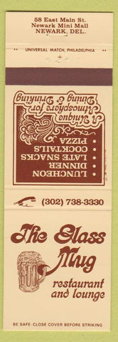 Matchbook Cover - Glass Mug Restaurant Newark DE