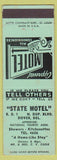 Matchbook Cover - State Motel Dover DE