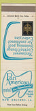Matchbook Cover - Pan American Motel New Orleans LA