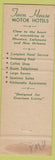 Matchbook Cover - Town House Motor Hotels Houston TX New Orleans Lafayette LA