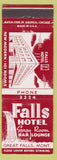 Matchbook Cover - Falls Hotel Great Falls MT