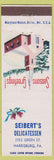 Matchbook Cover - Seibert's Deli Harrisburg PA Christmas
