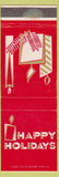 Matchbook Cover - Mahoning Loan Finance New Castle PA Christmas