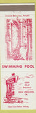 Matchbook Cover - Cedar Park Hotel Court New Orleans LA