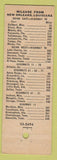 Matchbook Cover - Glenrose Motel New Orleans LA