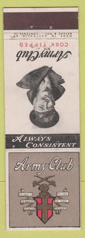Matchbook Cover - Army Club Tobacco Cigars England UK