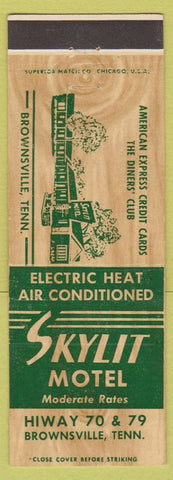 Matchbook Cover - Skylit Motel Brownsville TN