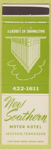 Matchbook Cover - New Southern Motor Hotel Jackson TN