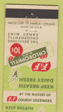 Matchbook Cover - Chlorophyll Mints F and F