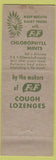 Matchbook Cover - Chlorophyll Mints F and F