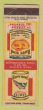 Matchbook Cover - Happy Home Canned Peaches Salmon Seattle WA WEAR