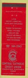 Matchbook Cover - Central Catholic Credit Union Marshfield WI
