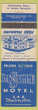 Matchbook Cover - LaSalle Hotel Winnipeg MB WEAR