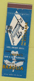 Matchbook Cover - Lauro's Bar Restaurant Alvorada Brazil Brasil
