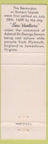Matchbook Cover - Arms Bermuda