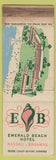 Matchbook Cover - Emerald Beach Hotel Nassau Bahamas WORN
