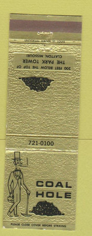Matchbook Cover - Coal House Clayton MO