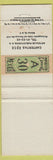 Matchbook Cover - Hoteles Mexicanos Dubin Mexico Genova