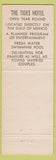 Matchbook Cover - Tides Hotel St Petersburg FL seahorse