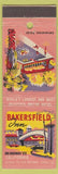 Matchbook Cover - Bakersfield Inn CA