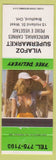 Matchbook Cover - Vilafoz Sxupermarkets Bradford ON pinup green band