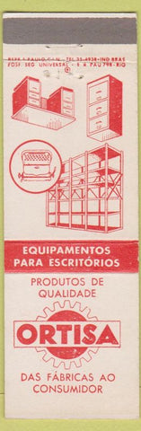 Matchbook Cover - Office Furniture Sao Paulo Brazil