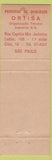 Matchbook Cover - Office Furniture Sao Paulo Brazil