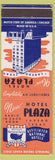 Matchbook Cover - Hotel Plaza Laredo TX