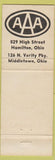 Matchbook Cover - Butler County Auto Club Middletown Hamilton OH