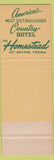 Matchbook Cover - Homestead Hot Springs VA