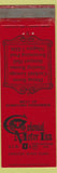 Matchbook Cover - Colonial Motor Inn Johnston RI WEAR